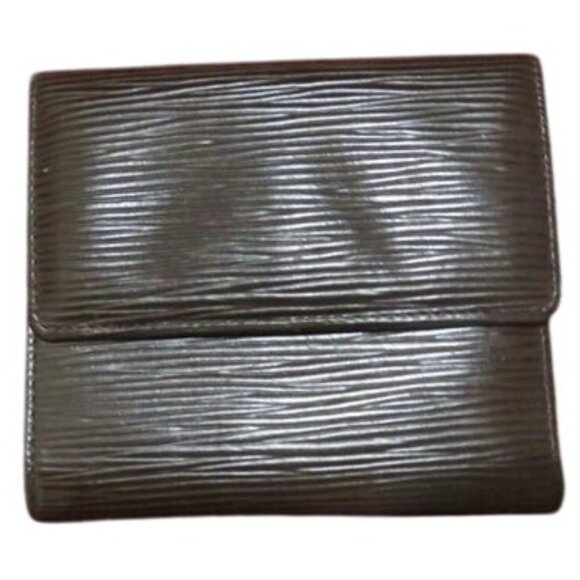 Louis Vuitton Epi Porte Brown Elise Credit Leather Trifold Wallet - Picture 1 of 12